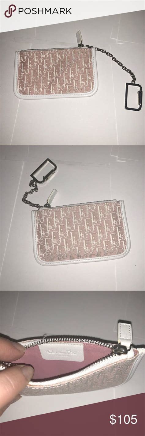 dior key chain wallet|christian dior small wallet.